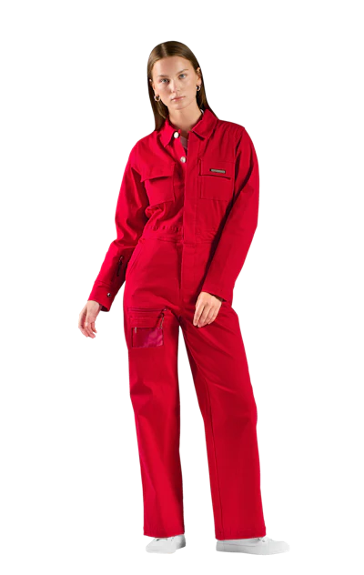 Rød performance russedress