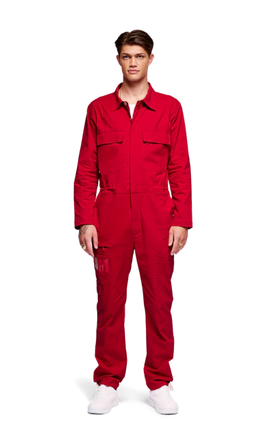 Rød performance russedress