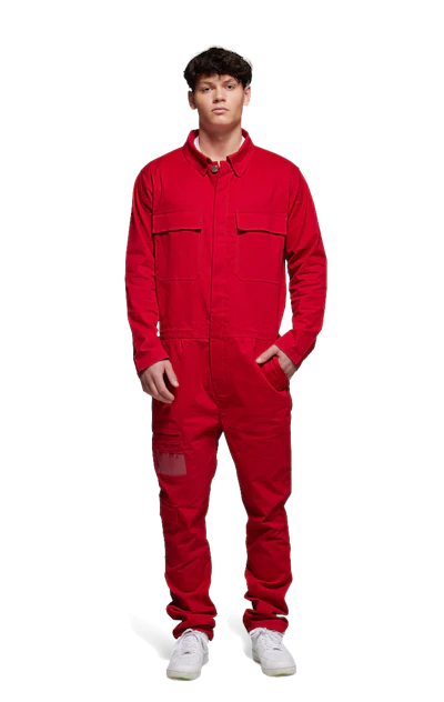 Rød performance russedress