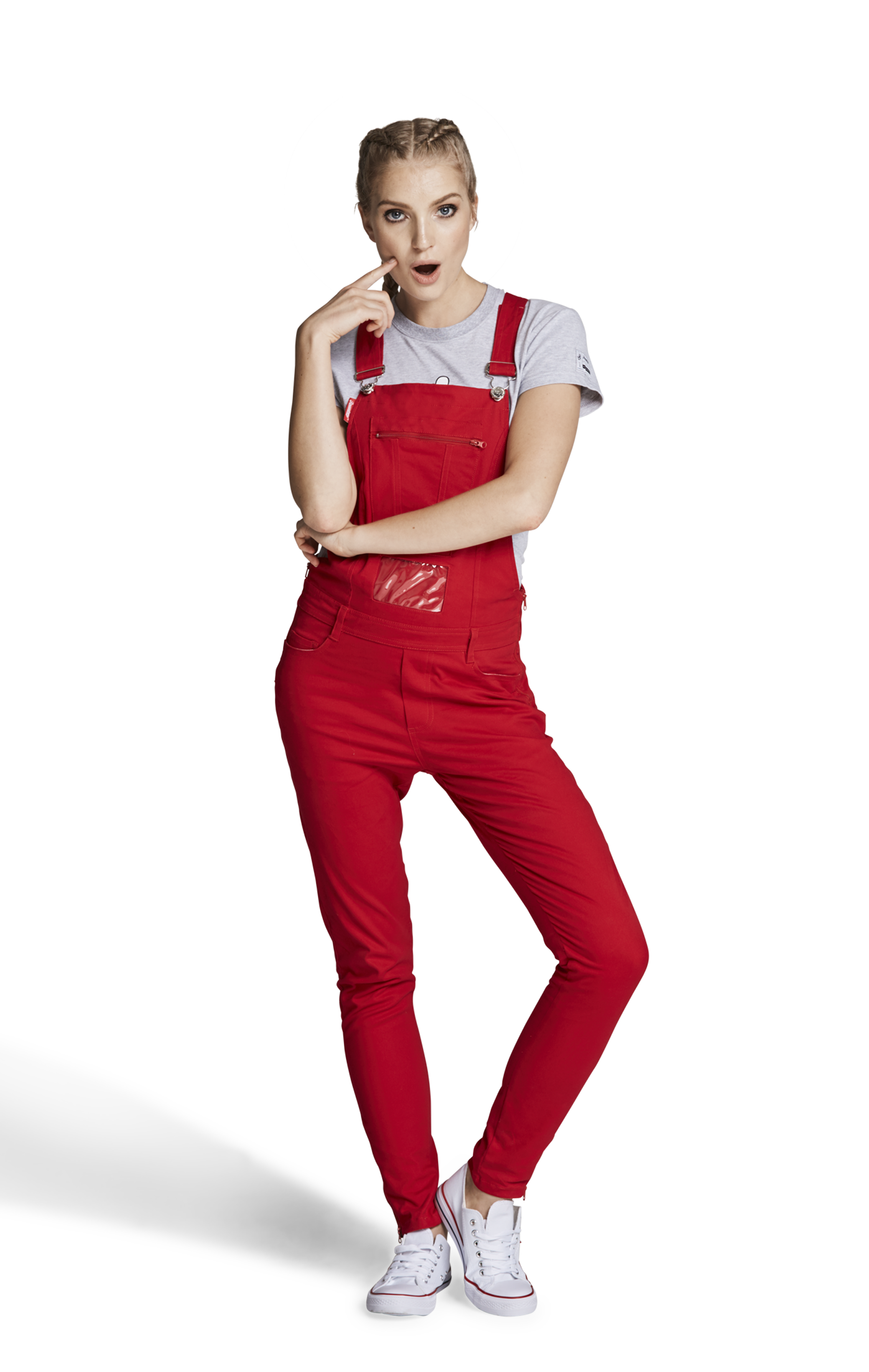 Snekker Girl High Waist Skinny