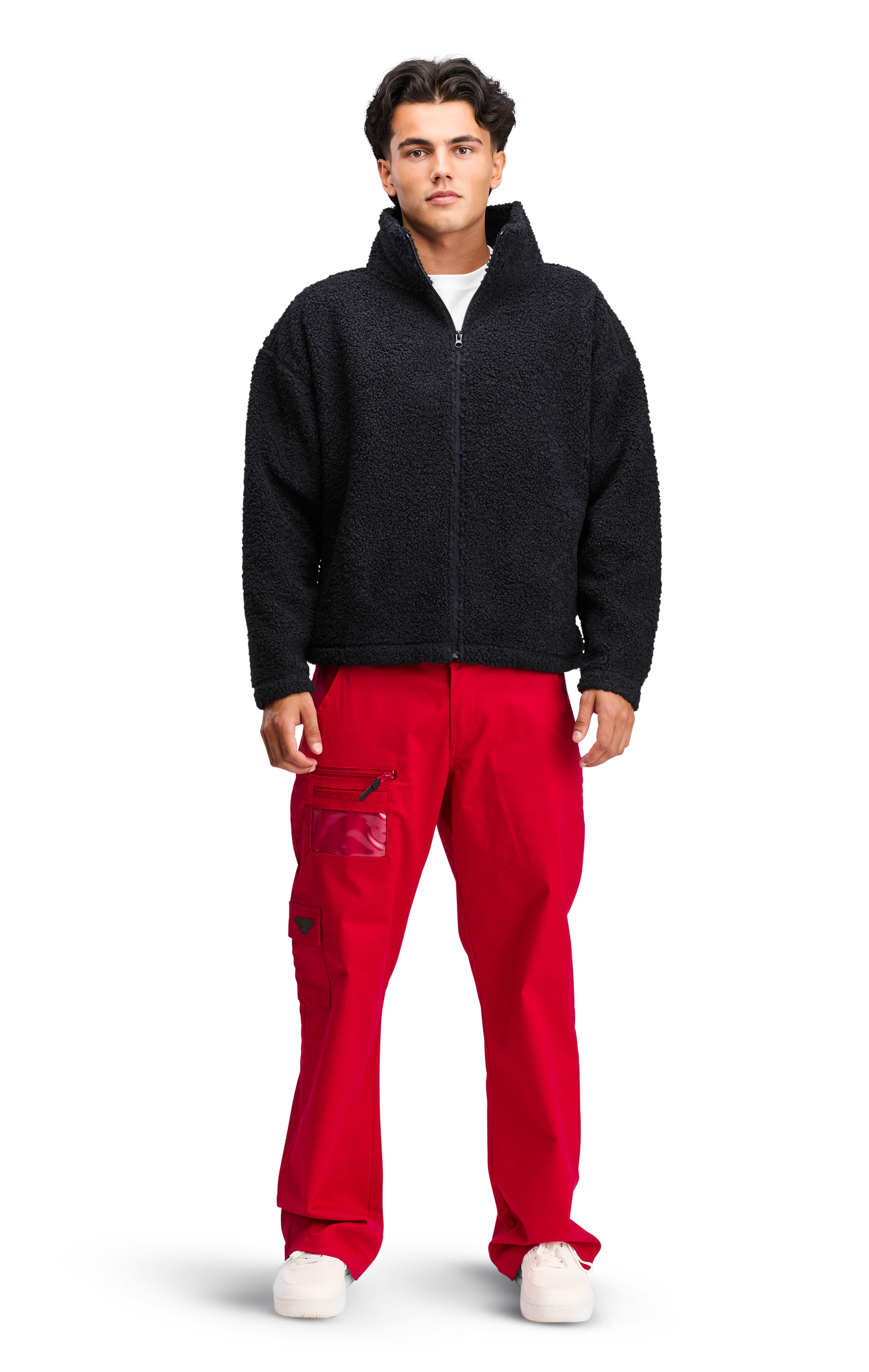 Fleece Unisex Colar SoftLine Plush Navy