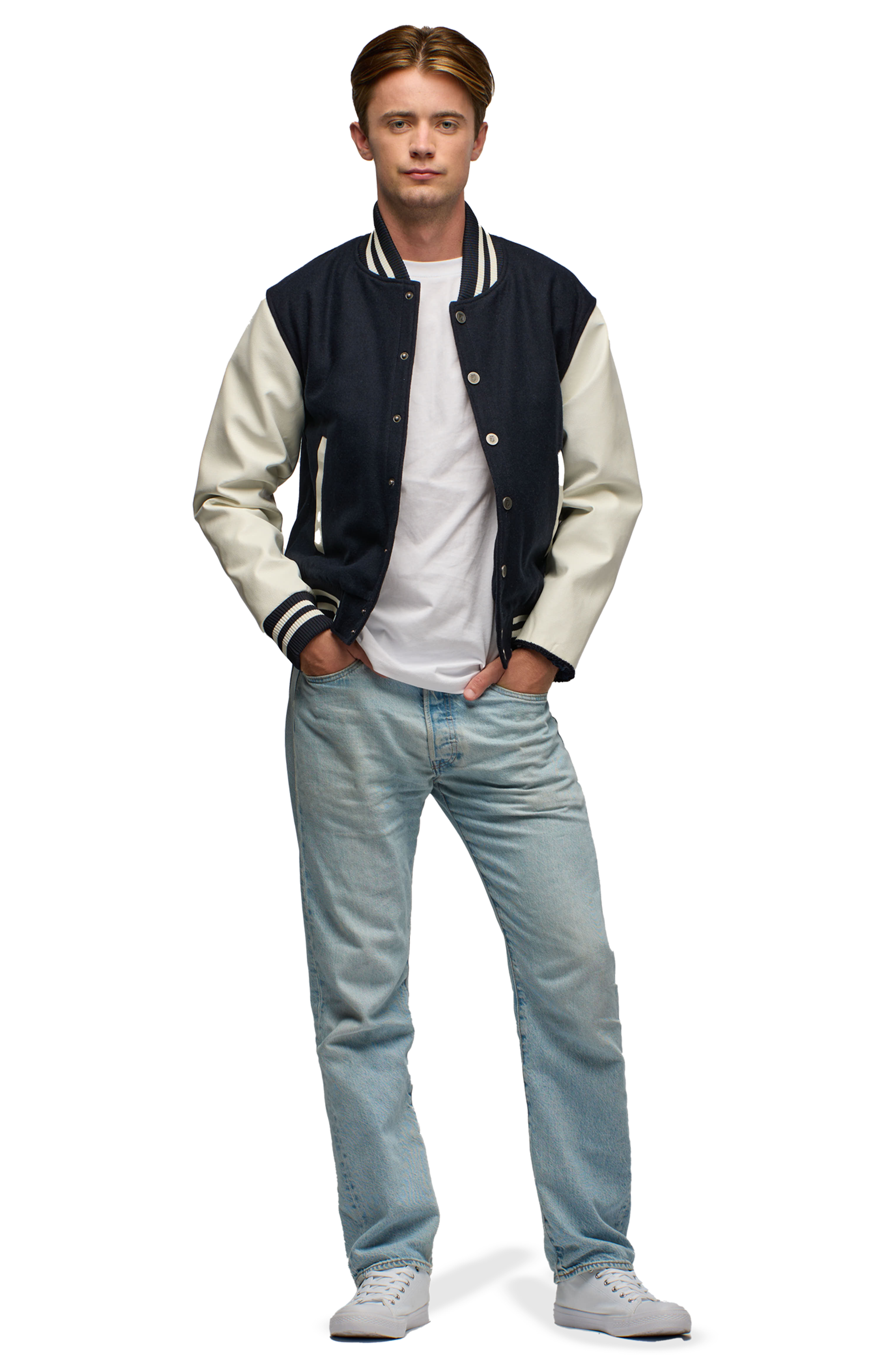 Collegejakke Navy