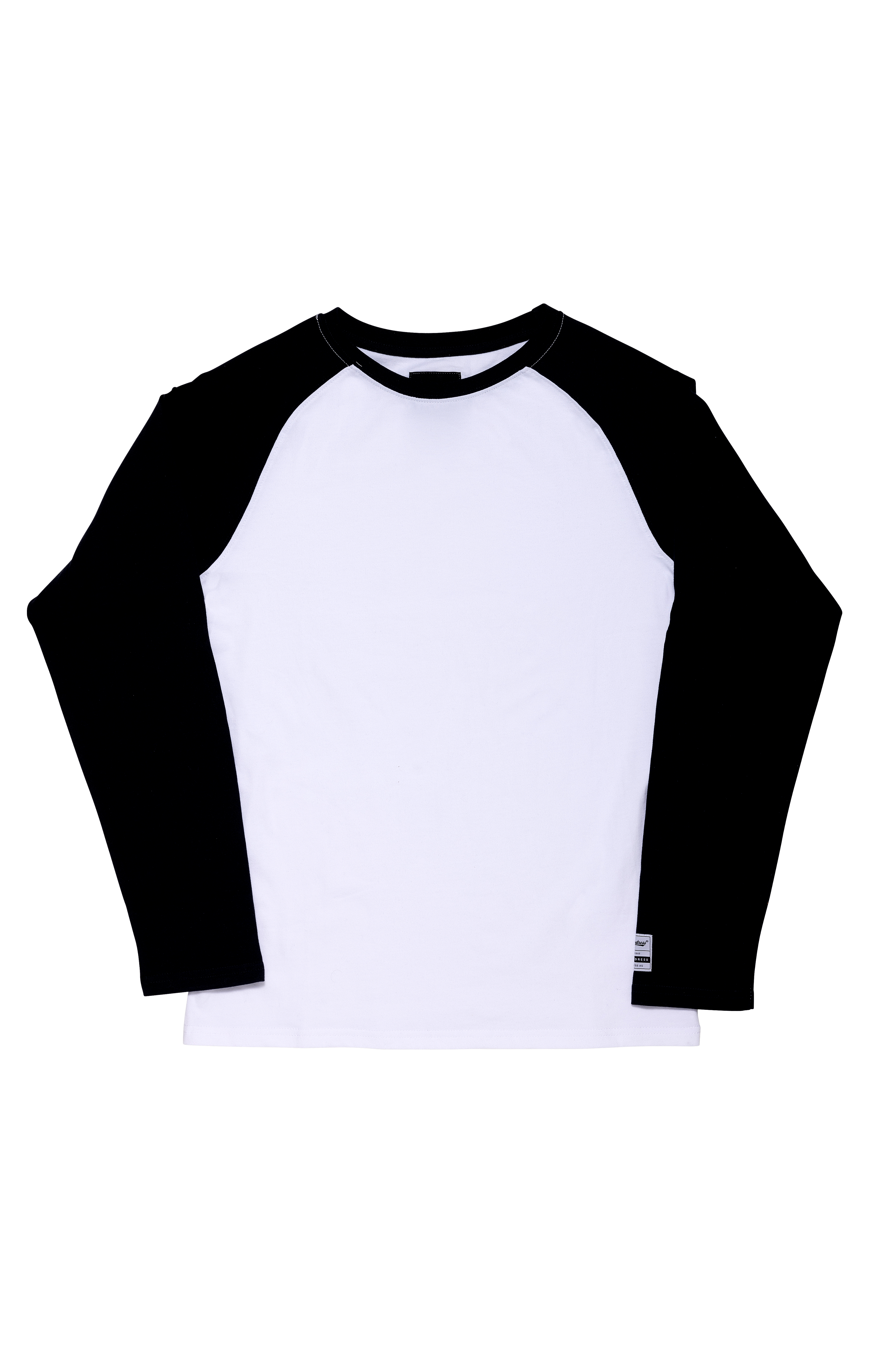 Longsleeve Baseball Hvit/Marine