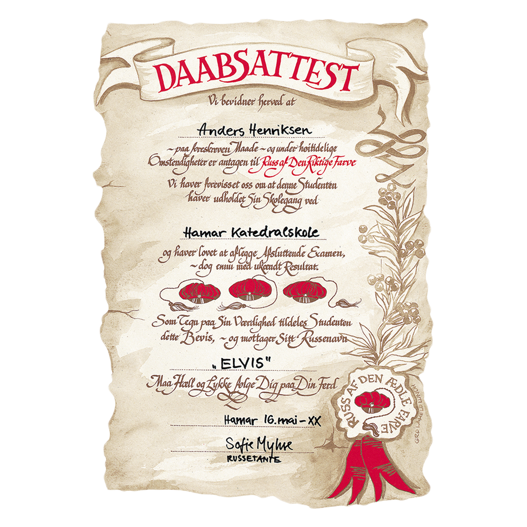 Dåpsattest
