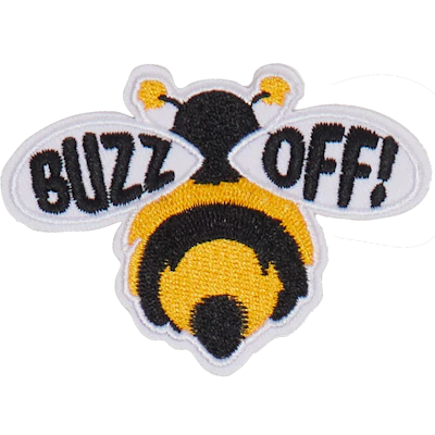 Strykestæsj Badge Buzz Off - 216