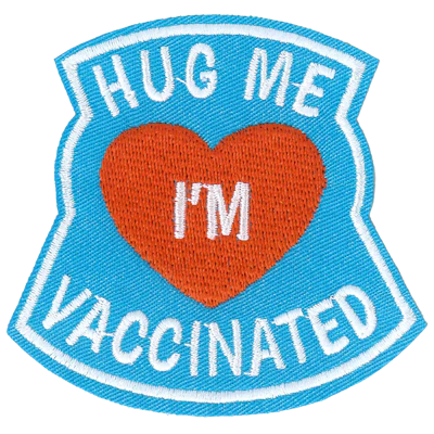 Strykestæsj Badge Hug Me - 207