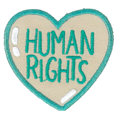 Strykestæsj Badge Human Rights - 290