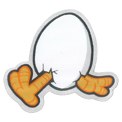 Strykestæsj Vevd Badge Egg - 313