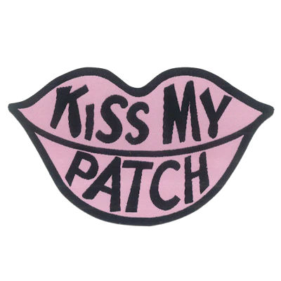 Strykestæsj Vevd Badge Kiss My - 325