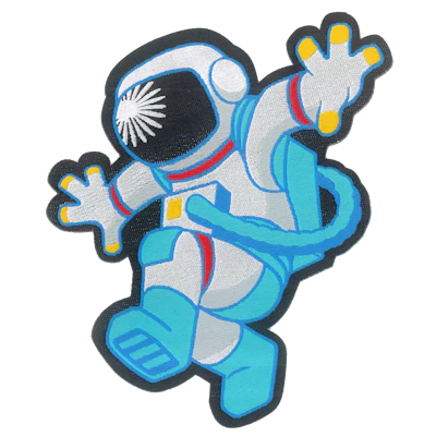 Strykestæsj Vevd Badge Astronaut - 332