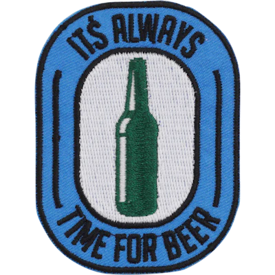 Strykestæsj Badge Time For Beer - 04