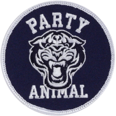 Strykestæsj Badge Party Animal - 15