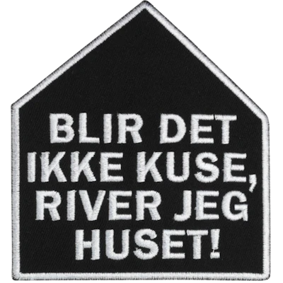 Strykestæsj Badge Kuse Huse - 38