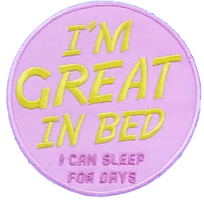 Strykestæsj Badge Great in bed - 61