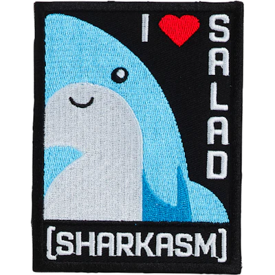 Strykestæsj Badge Sharkasm - 84