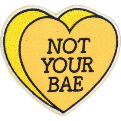 Strykestæsj Badge Not your BAE - 85