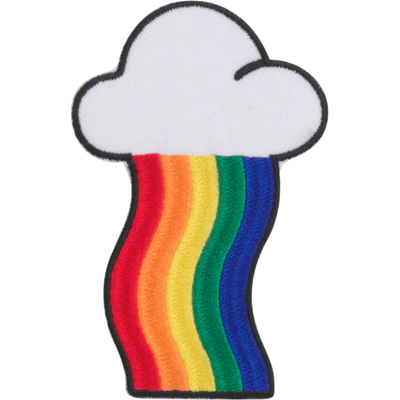 Strykestæsj Badge Sky Rainbow - 86