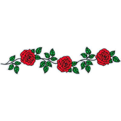 Strykestæsj Badge Roses - 89