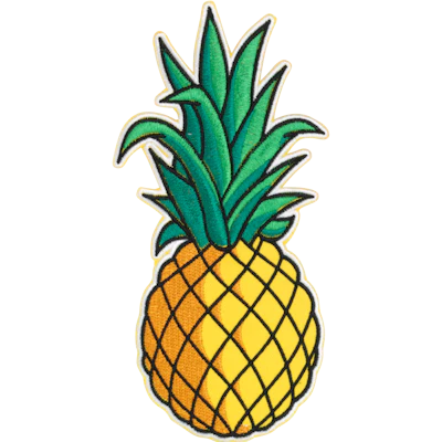 Strykestæsj Badge Pineapple - 99