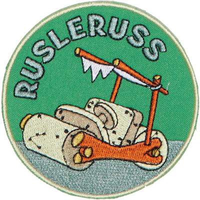 Strykestæsj Badge RusleRuss Flint - 117