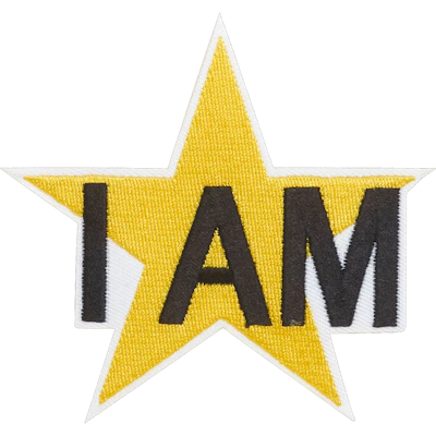 Strykestæsj Badge I Am Star - 123