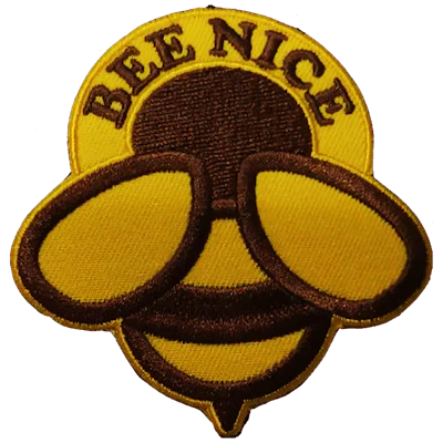 Strykestæsj Badge Bee Nice - 124