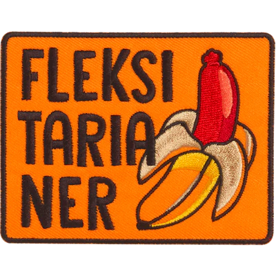 Strykestæsj Badge Fleksitarianer - 126