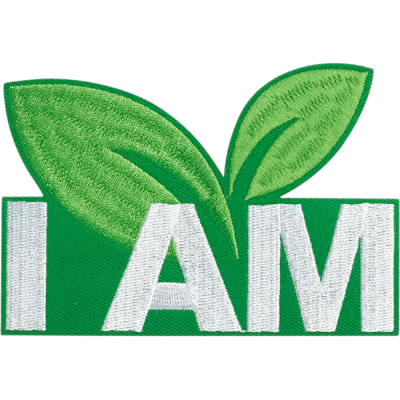 Strykestæsj Badge I Am Green - 132