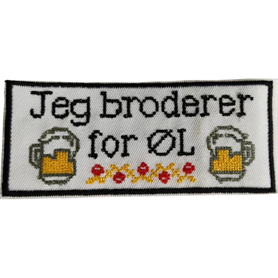 Strykestæsj Badge Brodere for Øl - 140