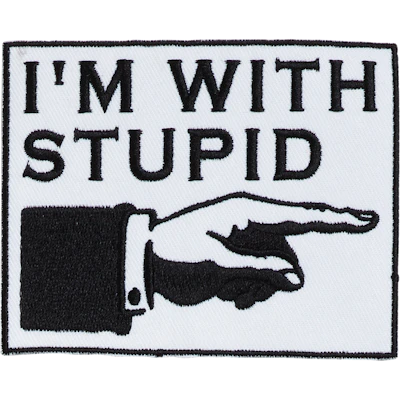 Strykestæsj Badge Stupid - 160