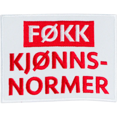 Strykestæsj Badge Kjønnsnormer - 165