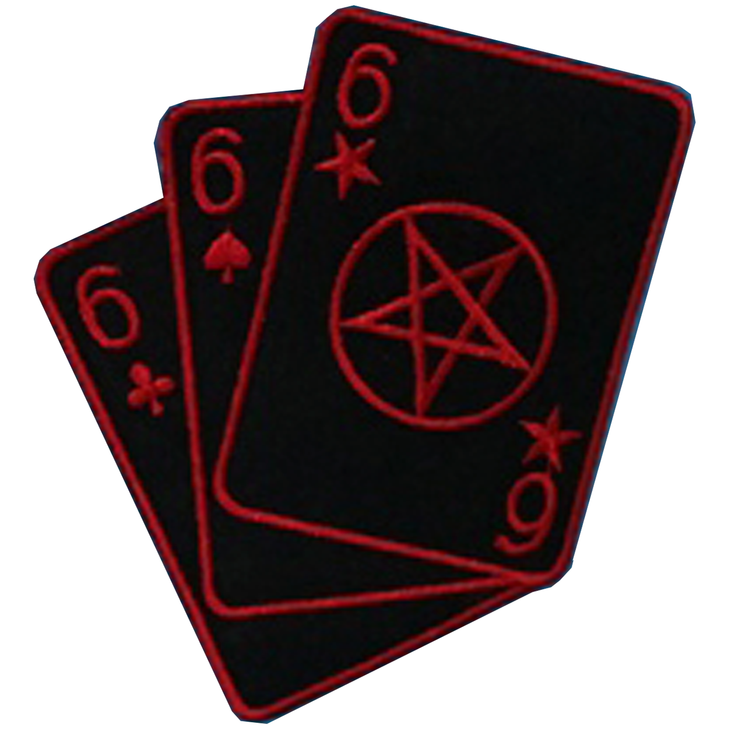 Badge Devils Hand - 190