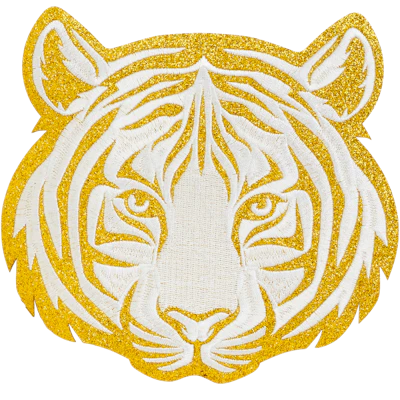 Strykestæsj Ryggbadge - Tiger Face