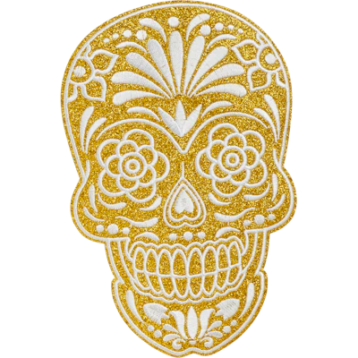 Strykestæsj Ryggbadge - Scull
