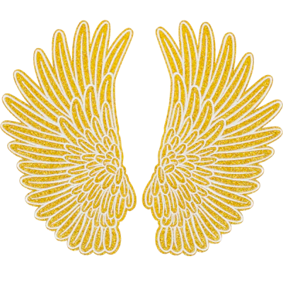 Strykestæsj Ryggbadge - Wings