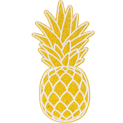 Strykestæsj Ryggbadge - Pineapple