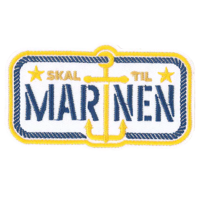 Strykestæsj Badge Skal til Marinen - 246