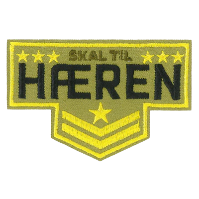 Strykestæsj Badge Skal til Hæren - 247