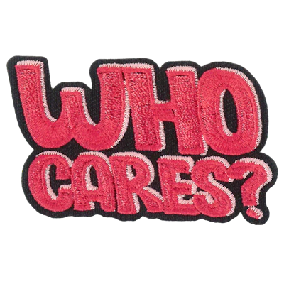 Strykestæsj Badge WhoCares - 254