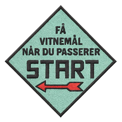 Strykestæsj Badge Monopol - Start
