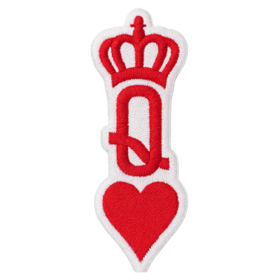 Strykestæsj Badge Queen Hearts