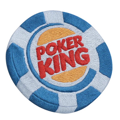 Strykestæsj Badge Poker King