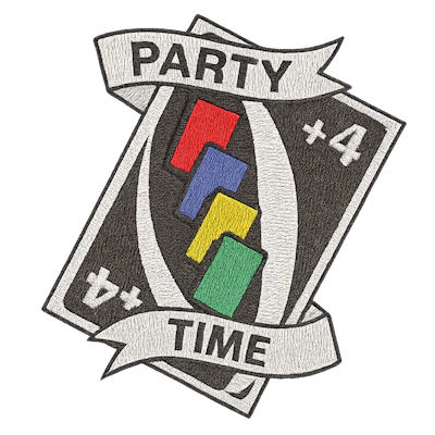 Strykestæsj Badge Uno - Party Time