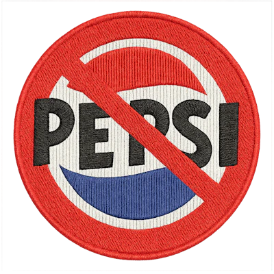 Strykestæsj Badge Anti-Pepsi
