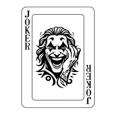 Strykestæsj Badge Joker