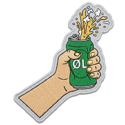Strykestæsj Badge Øl