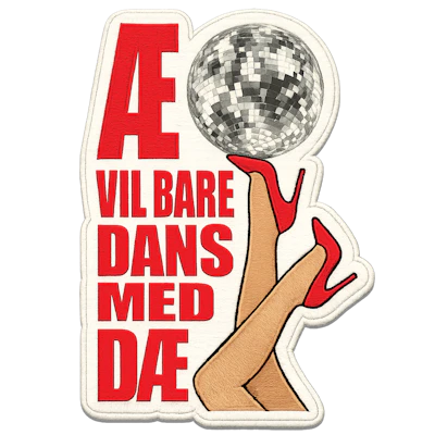 Strykestæsj Badge Dans Med Dæ