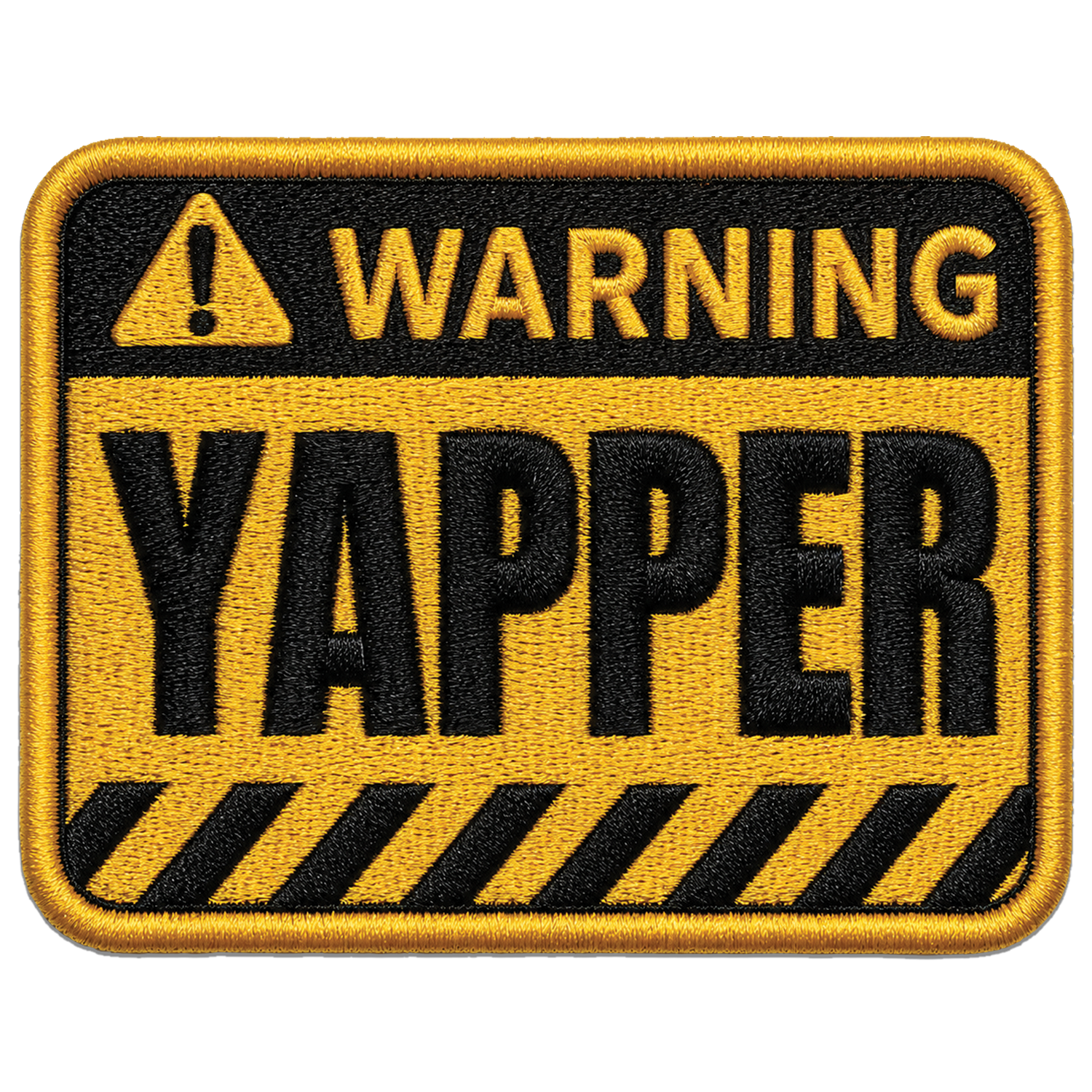 Badge Warning Yapper