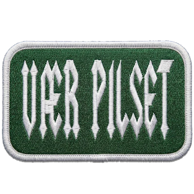 Strykestæsj Badge Vær Pilset