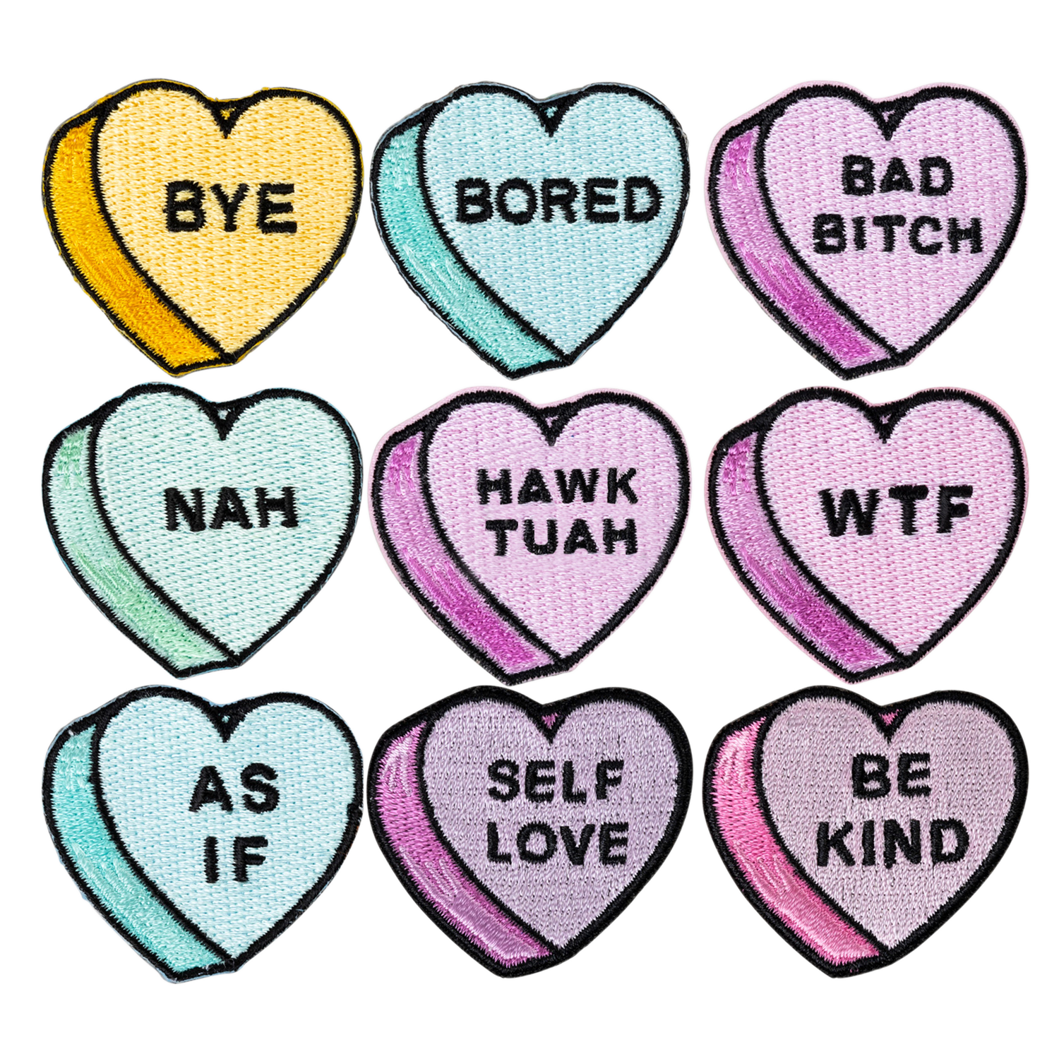 Badgesett Hjerter